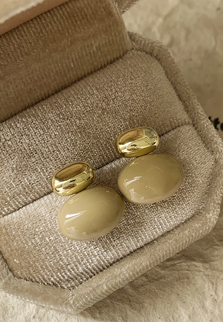 New fashion resin light luxury earrings CA25052385 -1