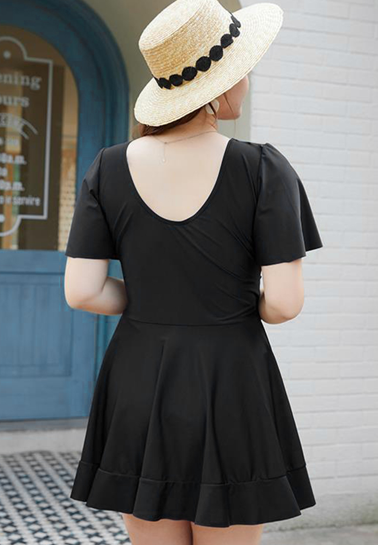 New plus size hot spring one-piece swimsuit CA24032185BL