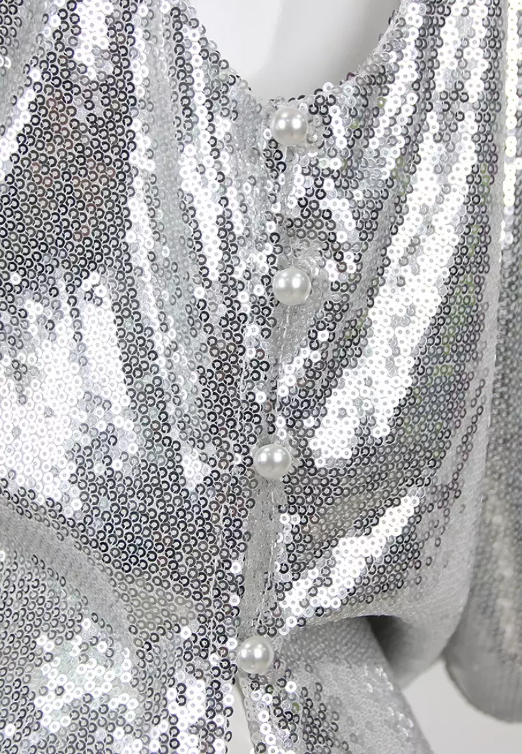 New sexy elegant sequined flower night dress K103108