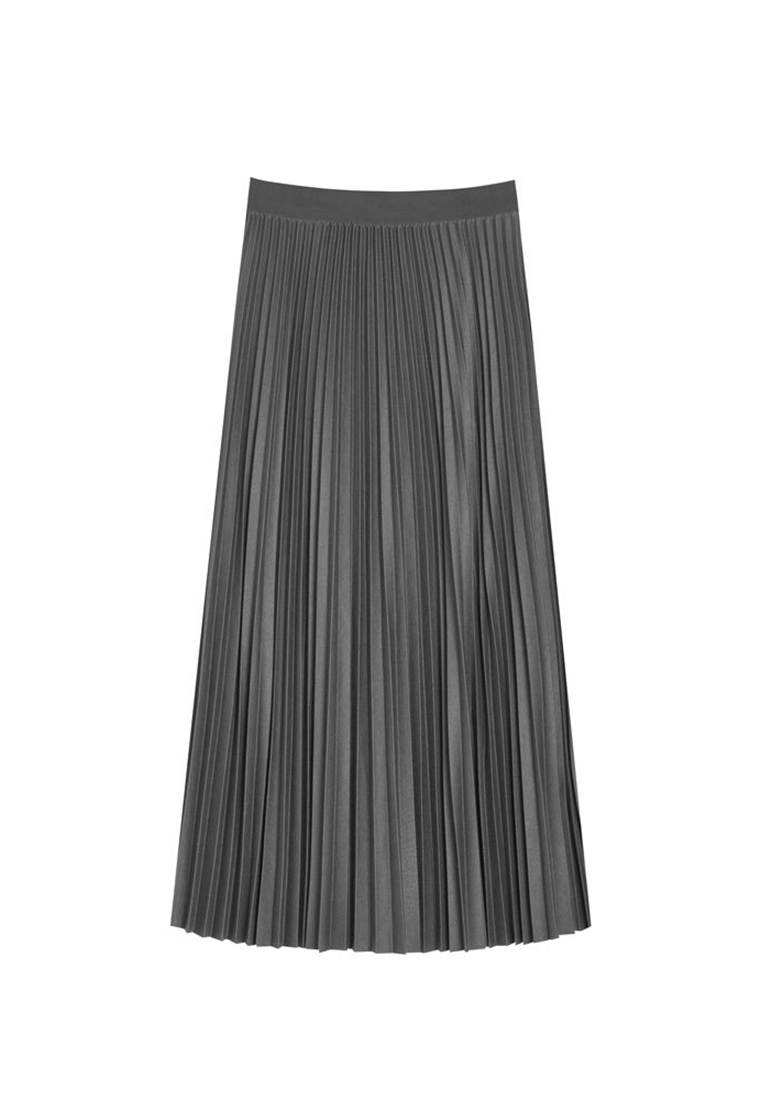 Autumn and winter pleated midi skirt CA25010703KI