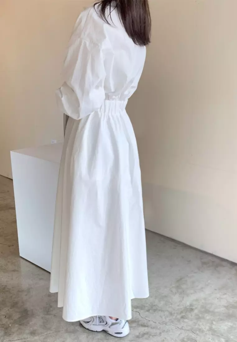 New French slim fit dress with temperament CA24092504BL