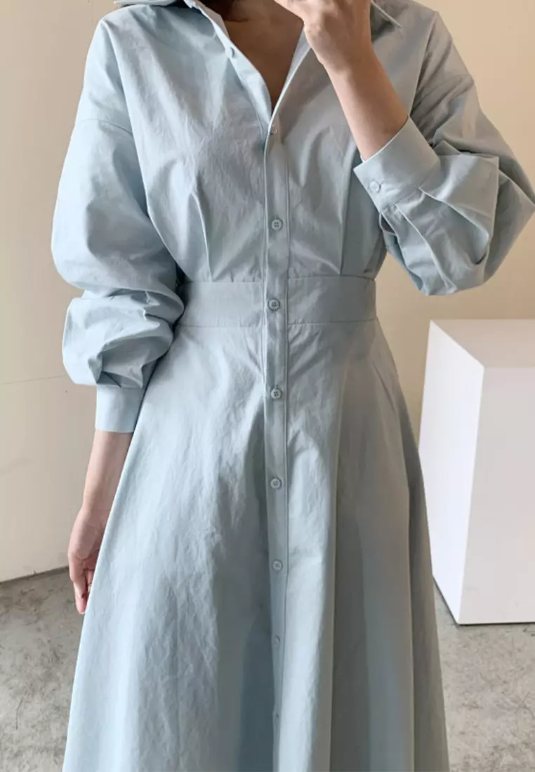 New French slim fit dress with temperament CA24092504BL