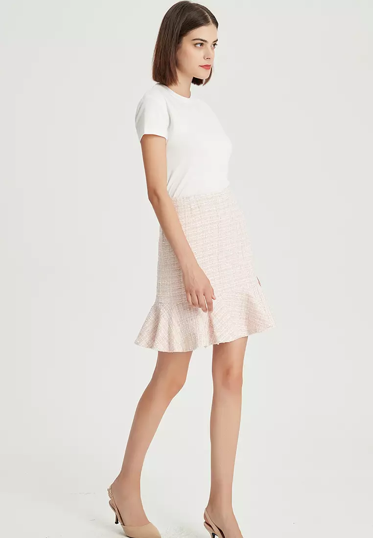 Exquisite Embroidered Cotton Skirt B22060110PI