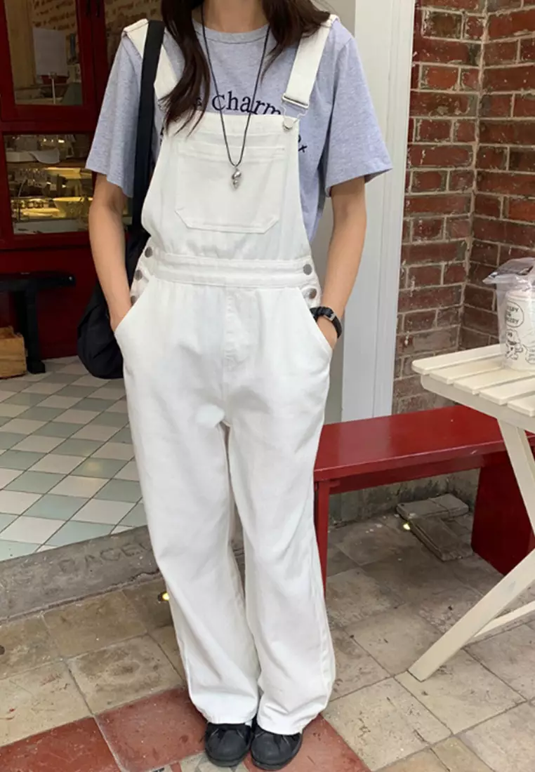 Retro straight tube loose casual jeans CA24092520W