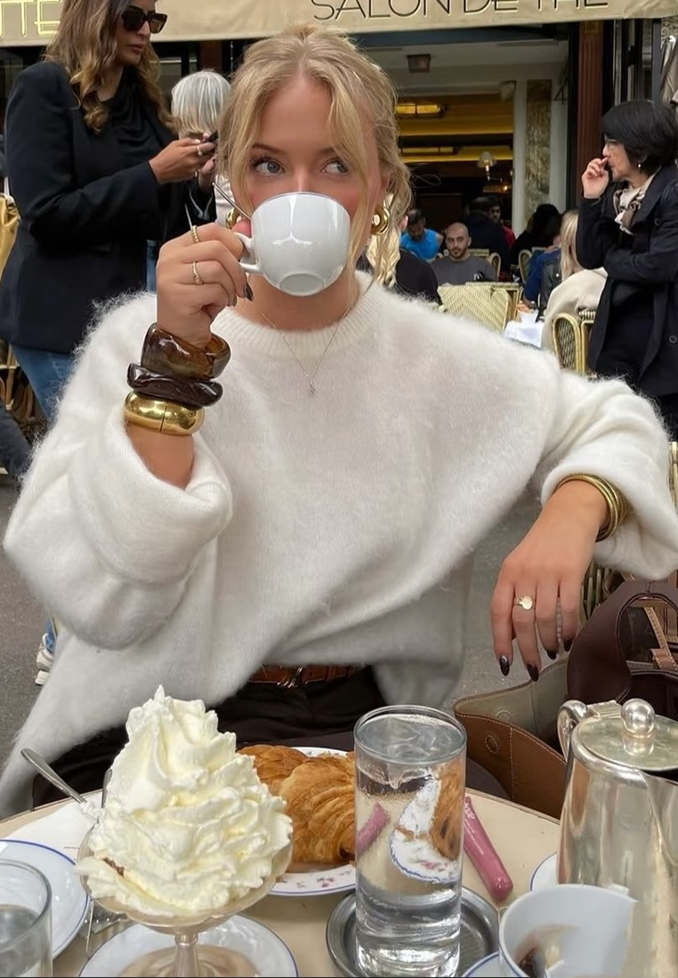 Fall/Winter European and American Style Cashmere Round Neck Knitted Sweater CA25110309BL