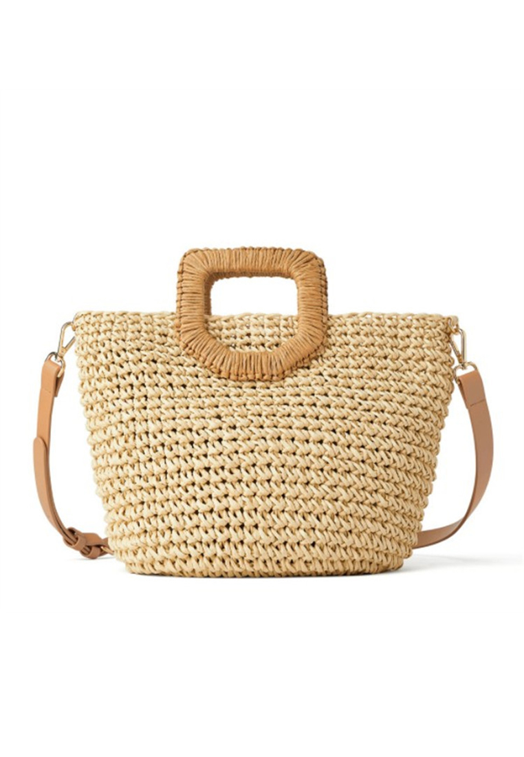 New Hand-woven Crossbody Handbag Basket Bag Without Lining CA24062009