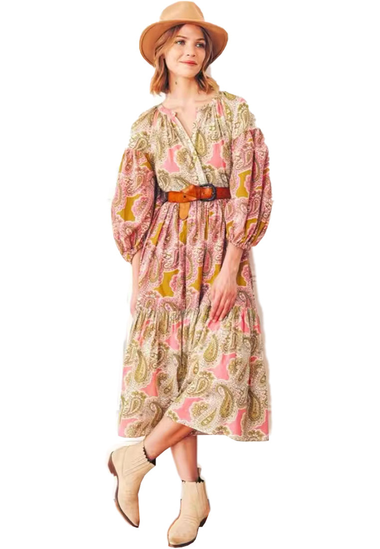 2024 Autumn Fashion Printed Irregular Dress CA24081609MT