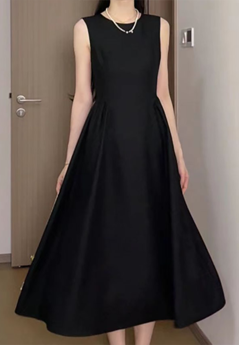 2025 Summer New Sleeveless Long Dress CA25032709BK
