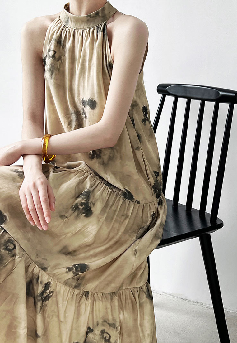 French summer floral camisole dress CA24041009BE