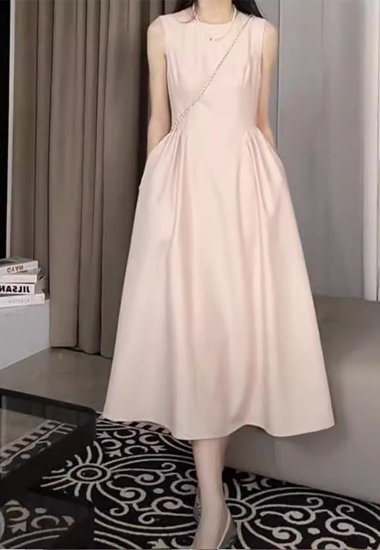 2025 Summer New Sleeveless Long Dress CA25032709BK