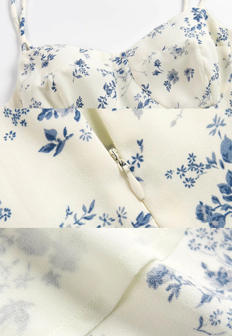 French floral print dress CA25061709W