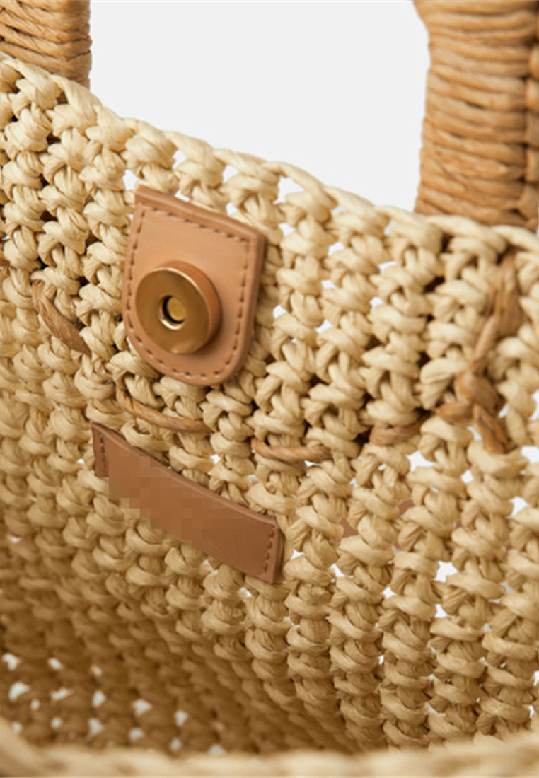 New Hand-woven Crossbody Handbag Basket Bag Without Lining CA24062009
