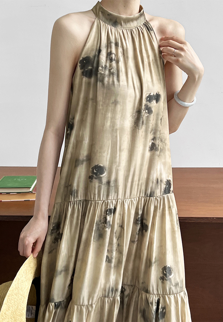 French summer floral camisole dress CA24041009BE