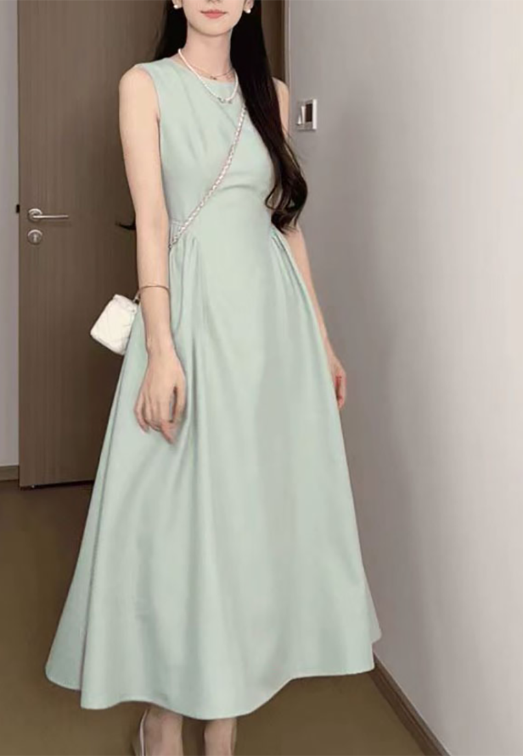 2025 Summer New Sleeveless Long Dress CA25032709BK