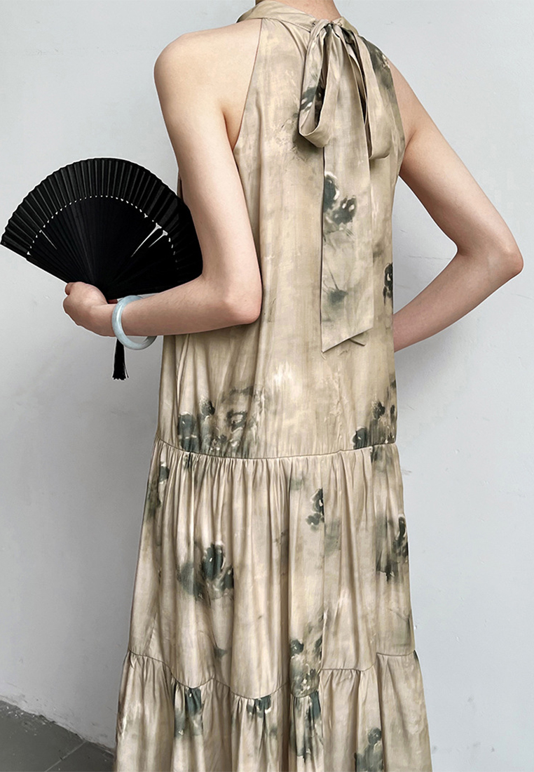 French summer floral camisole dress CA24041009BE