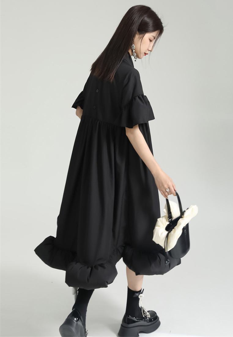 2024 reversible design loose dress CA24030109BK