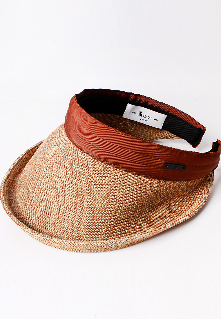 Summer beach sun protection woven straw hat CA25052390BK