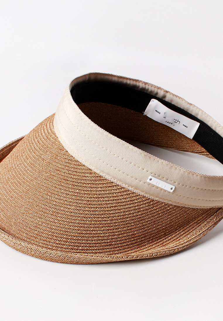 Summer beach sun protection woven straw hat CA25052390BK