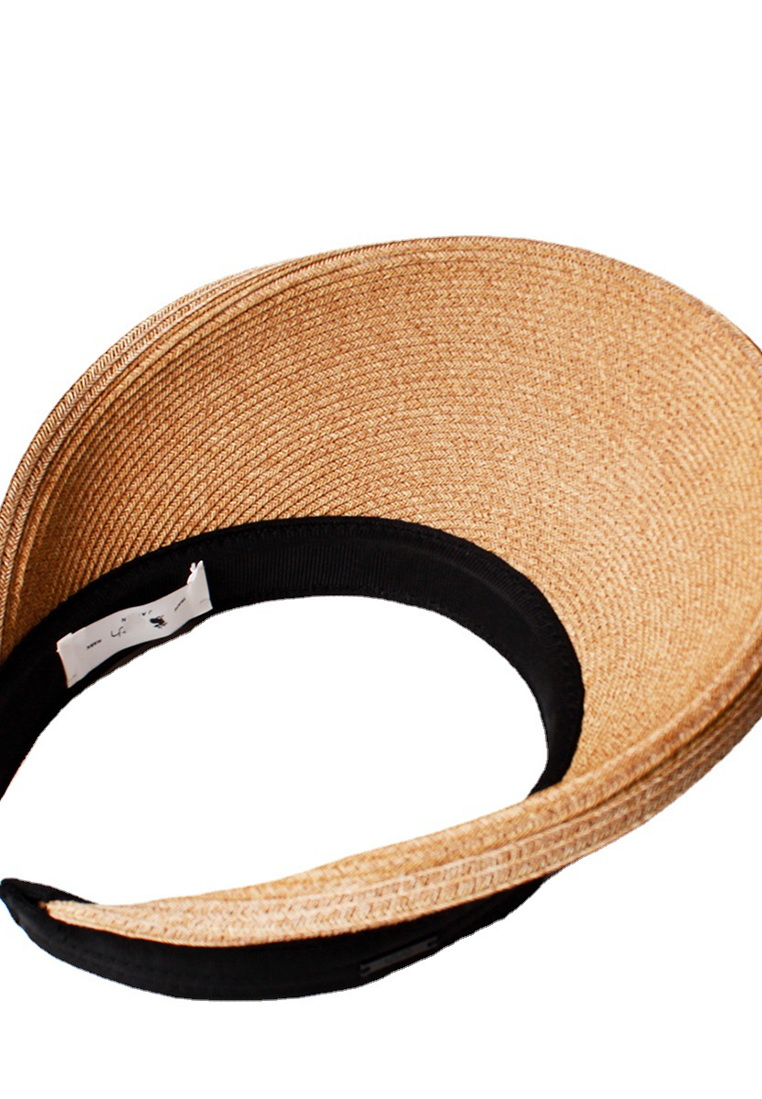 Summer beach sun protection woven straw hat CA25052390BK