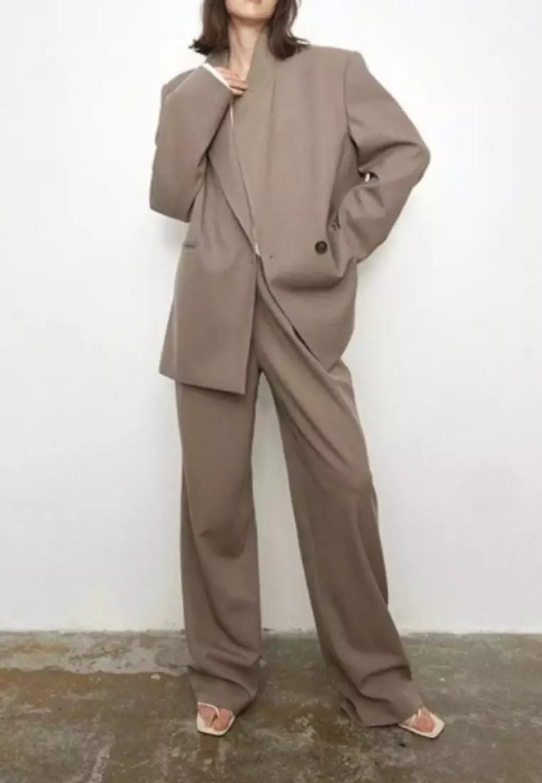 Boutique new Maillard twill suit trousers suit K102301BW