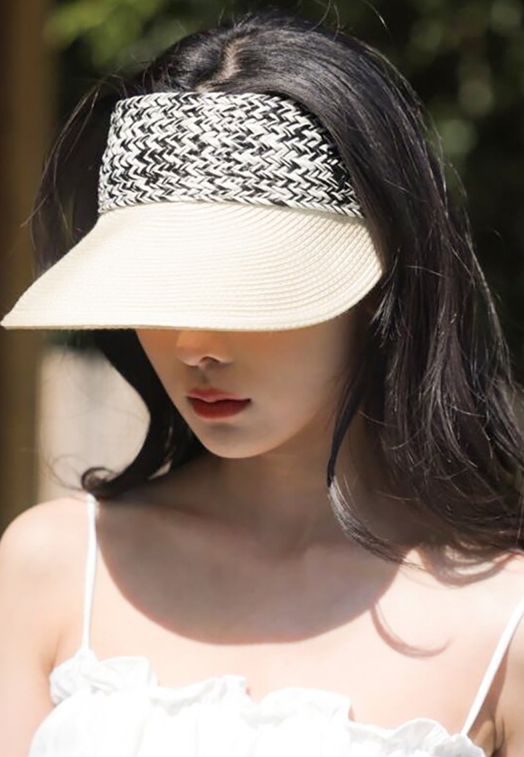 Summer sun protection woven straw hat CA25052391W