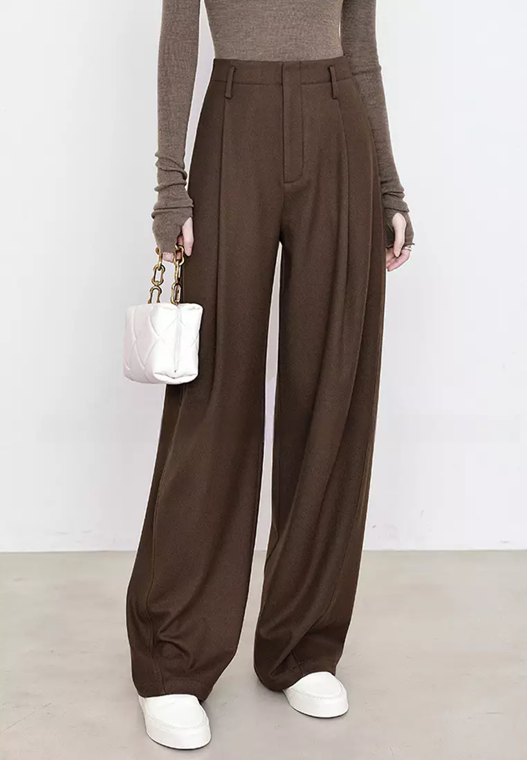 New elegant pants with refined temperament CA24092303BL