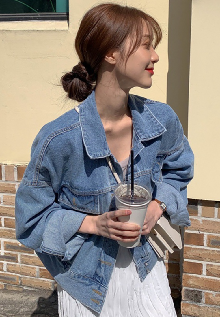 Long Sleeved Denim Jacket K092605