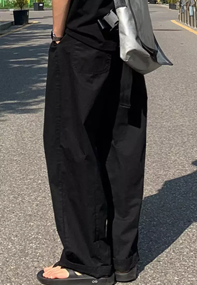 Casual Versatile Loose Wide Leg Long Pants A22050337