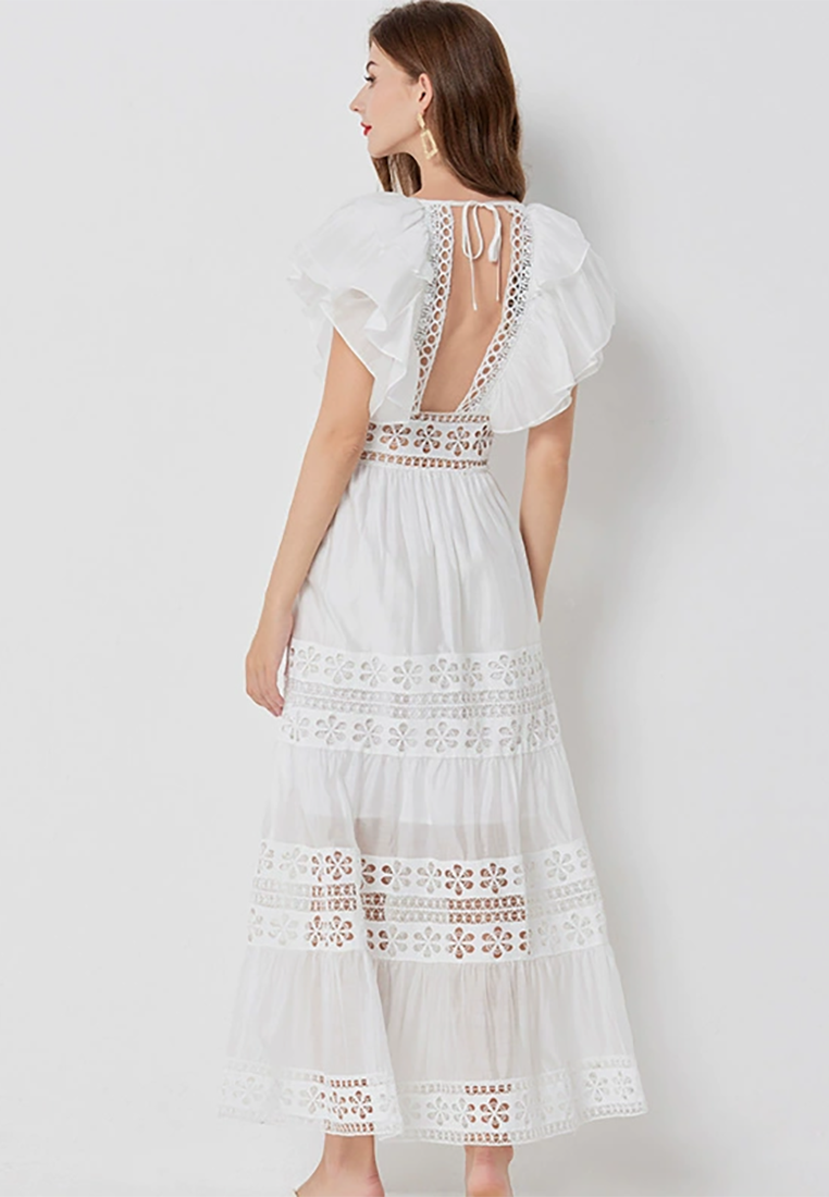 New summer seaside holiday hollow dress CA25021339