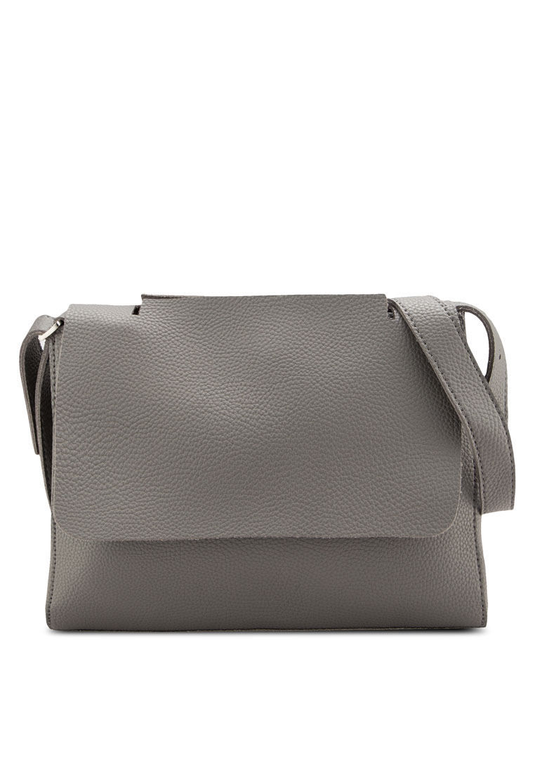 Simple Front Flap Shoulder Bag A10110RD