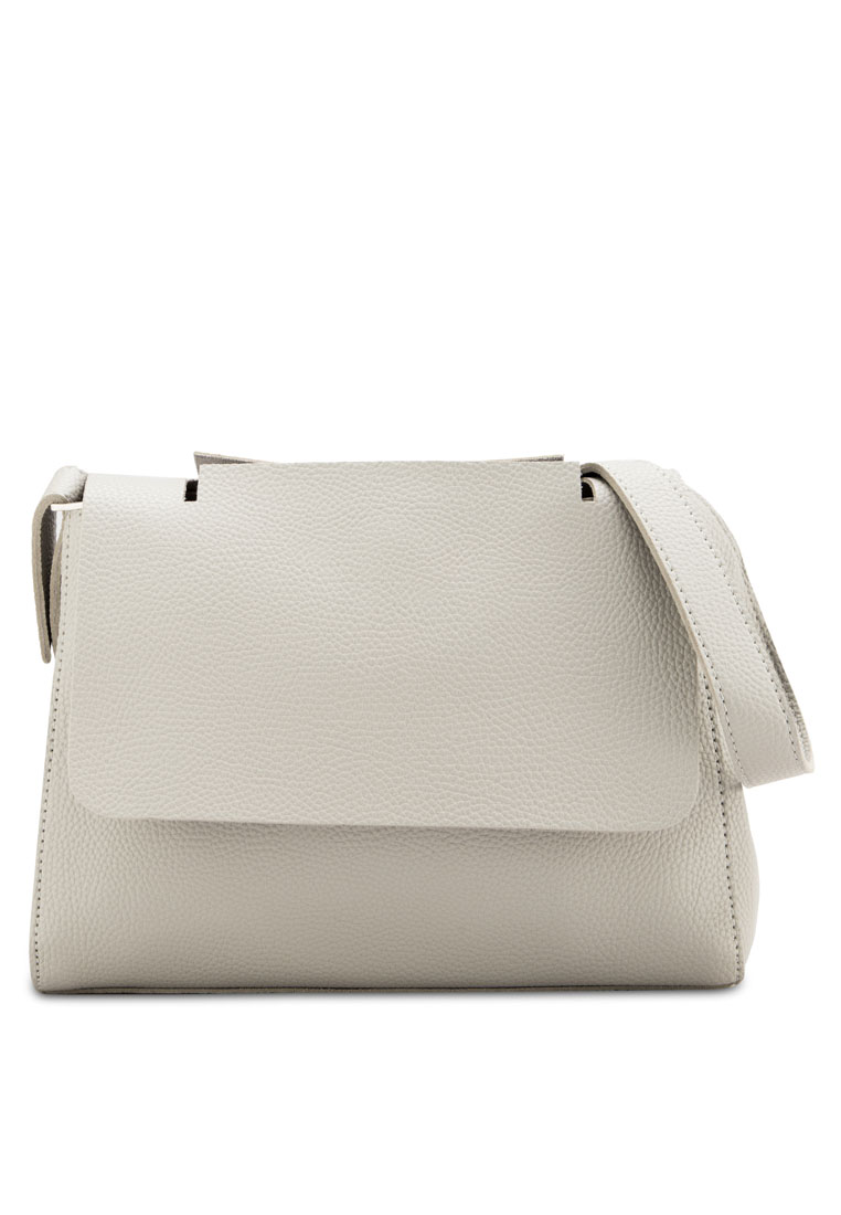 Simple Front Flap Shoulder Bag A10110RD