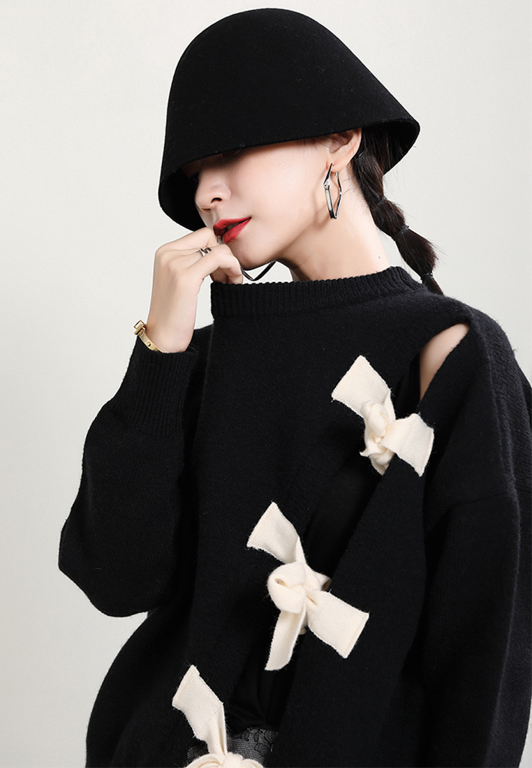 Elegant ruffled fishtail skirt and cotton long dress A1218114