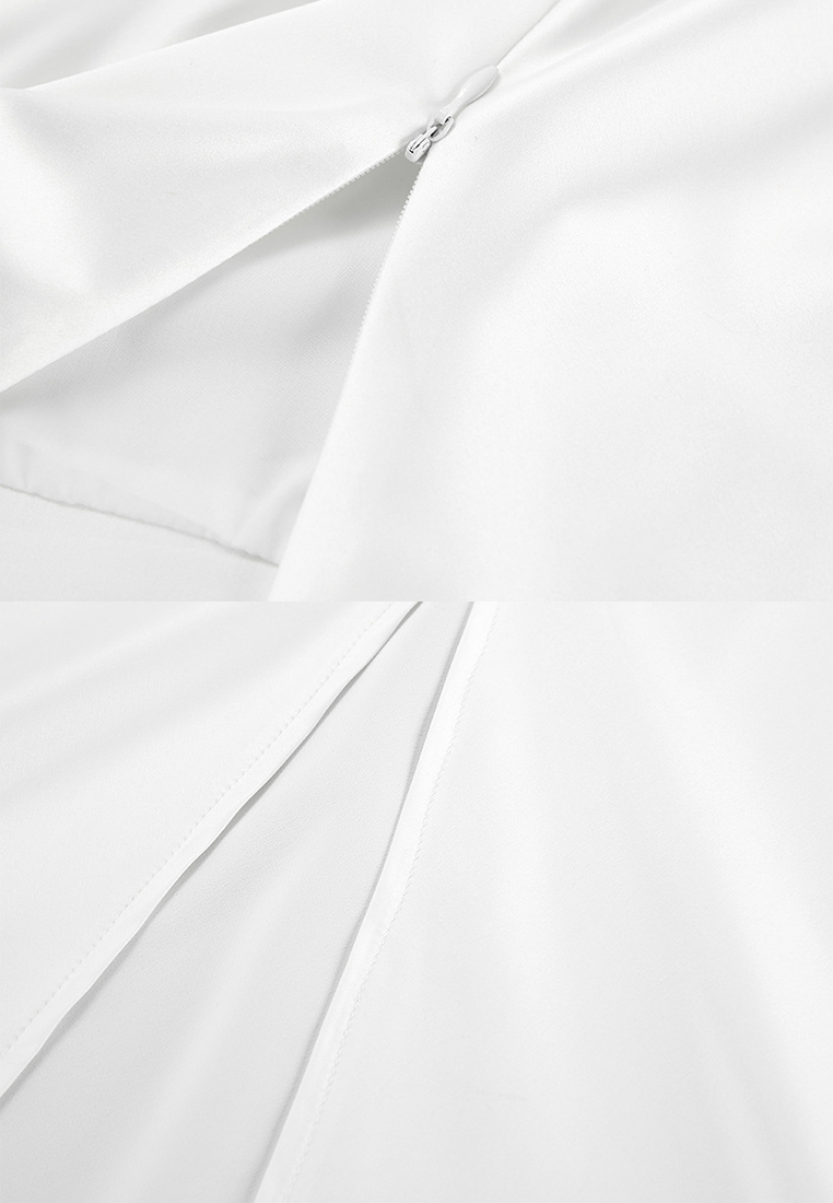 Temperament commuting high-end white skirt A121813