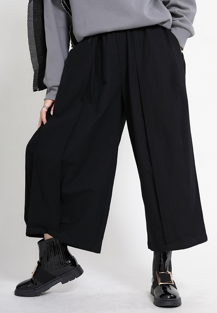 Fashion new Japanese wide leg pants nine point casual pants A1218131YE