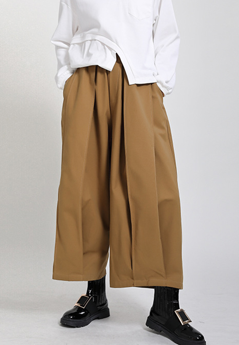 Fashion new Japanese wide leg pants nine point casual pants A1218131YE
