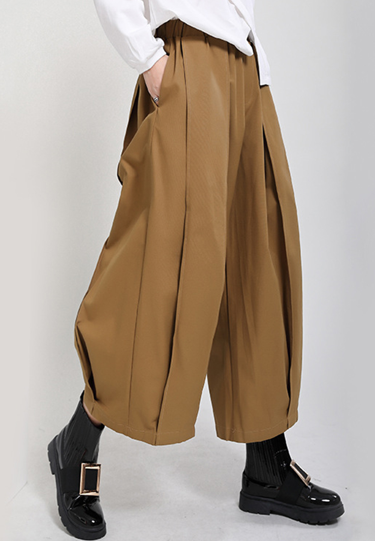 Fashion new Japanese wide leg pants nine point casual pants A1218131YE