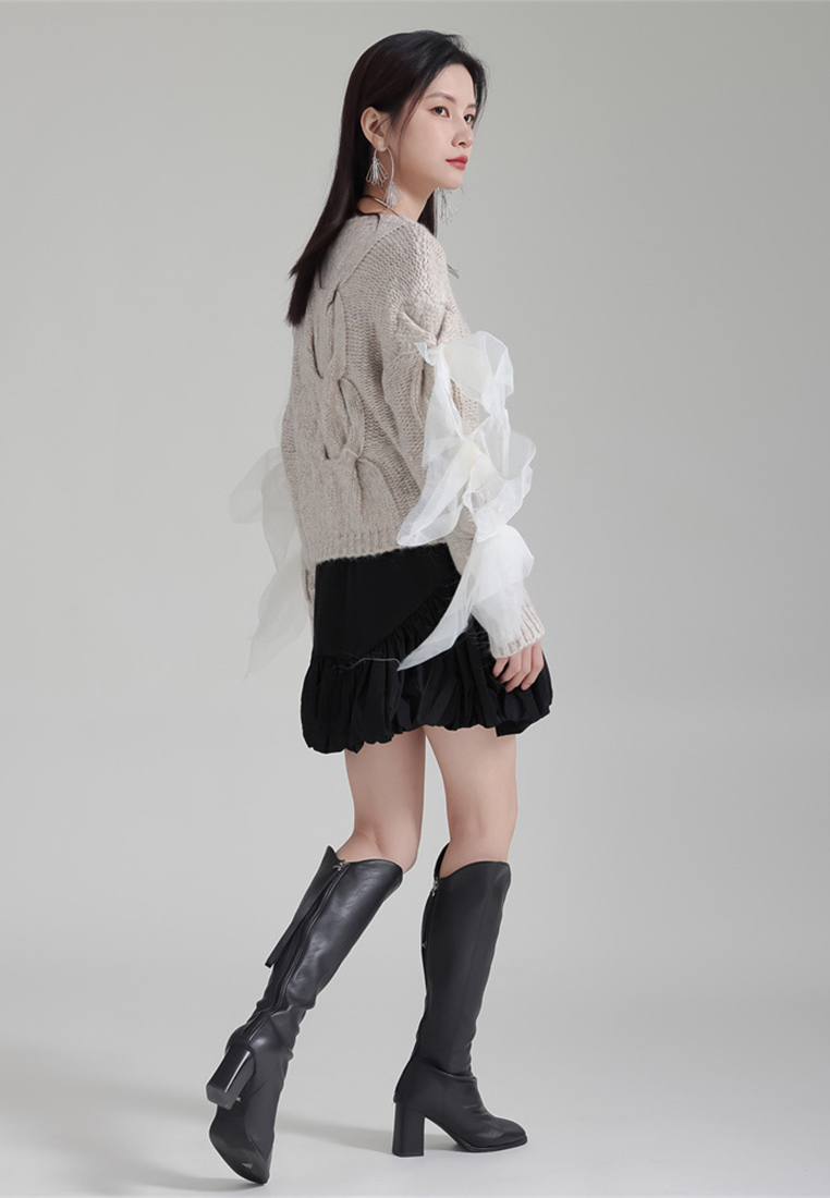 2024 new design mesh sweater round neck sweater for women A1218157BE