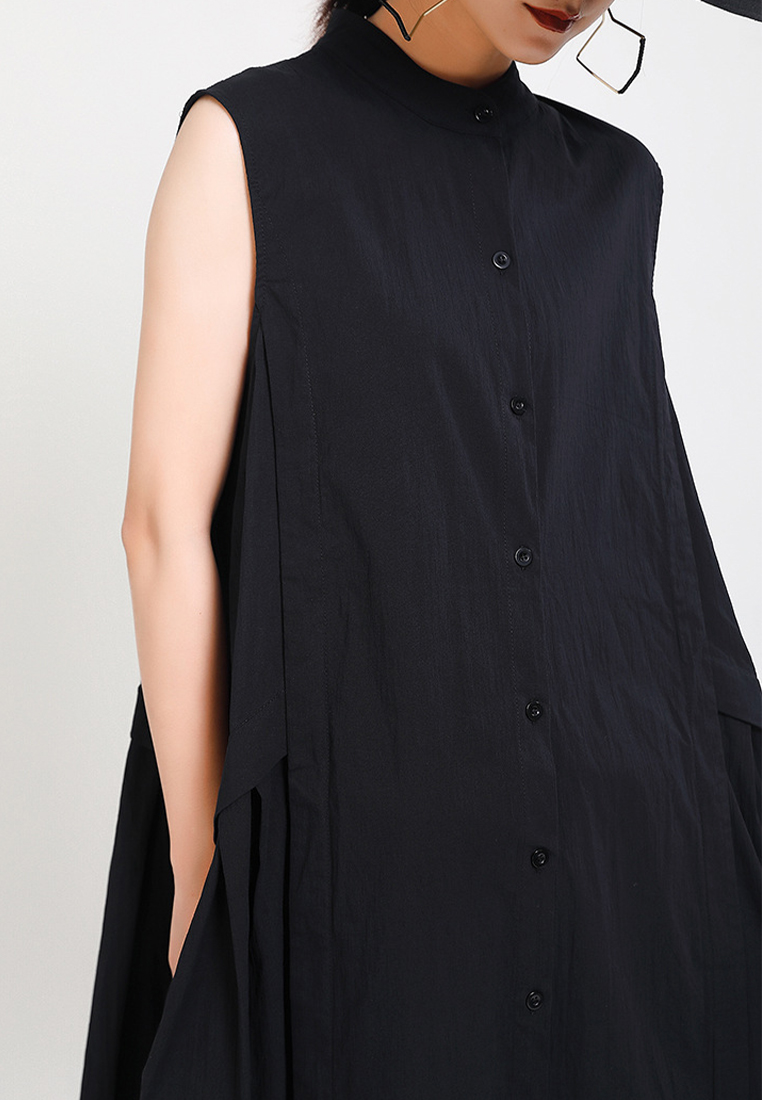 2024 Fashionable and Elegant Linen Long Vest Dress A1218160BE