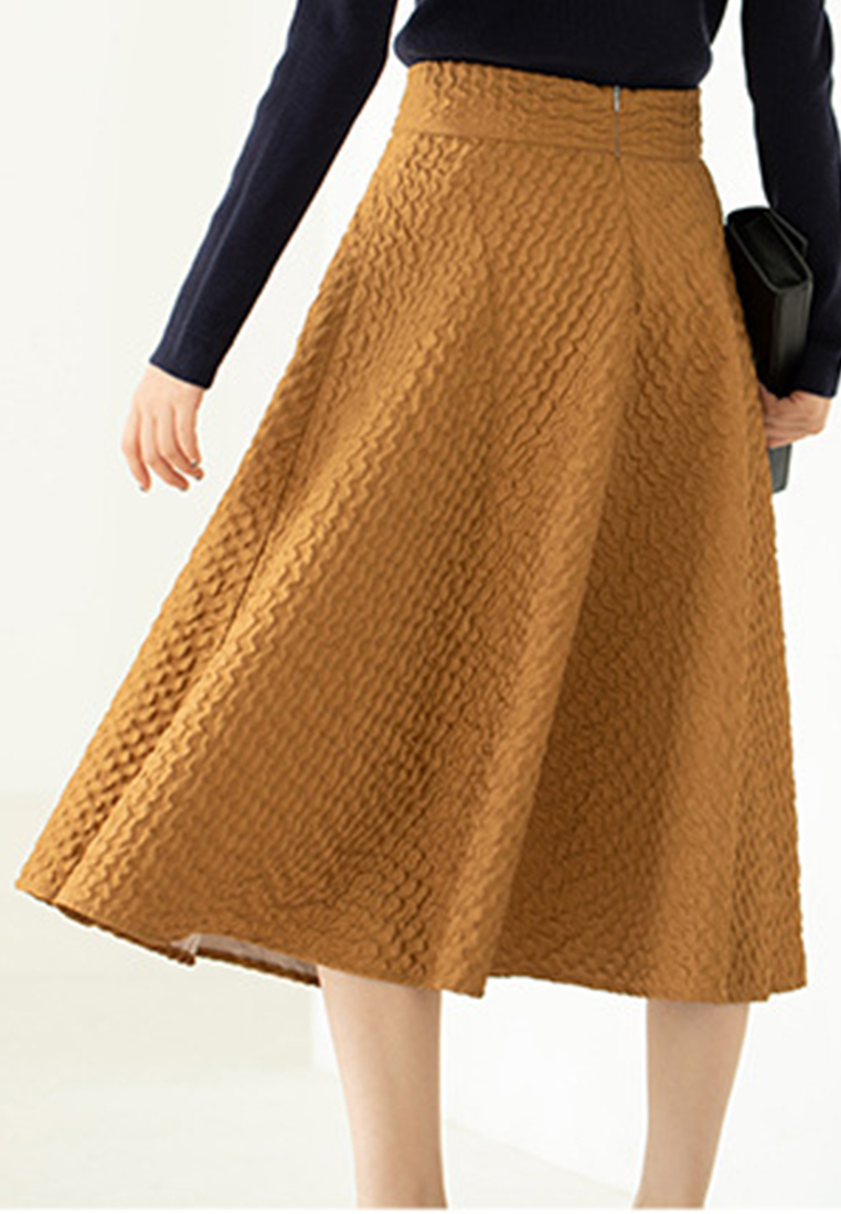 --Loose Crotch High Waist Large Skirt Skirt A21090614BW-S