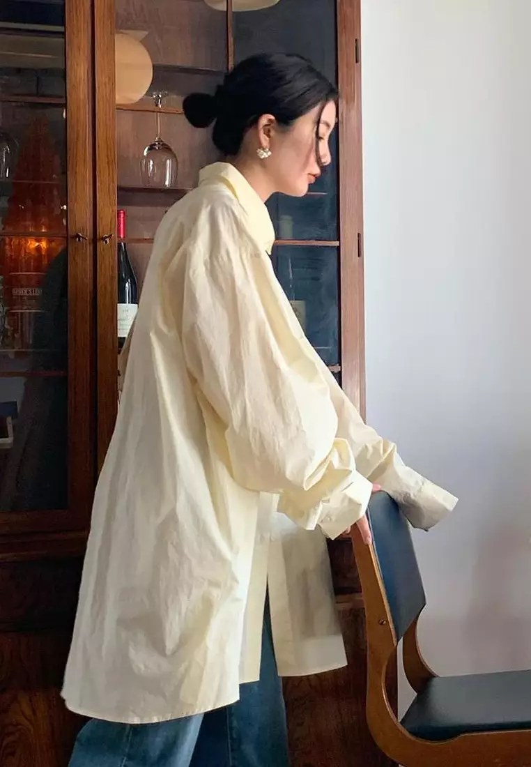  Brand new elegant back hollow long sleeve shirt top K092505-BE