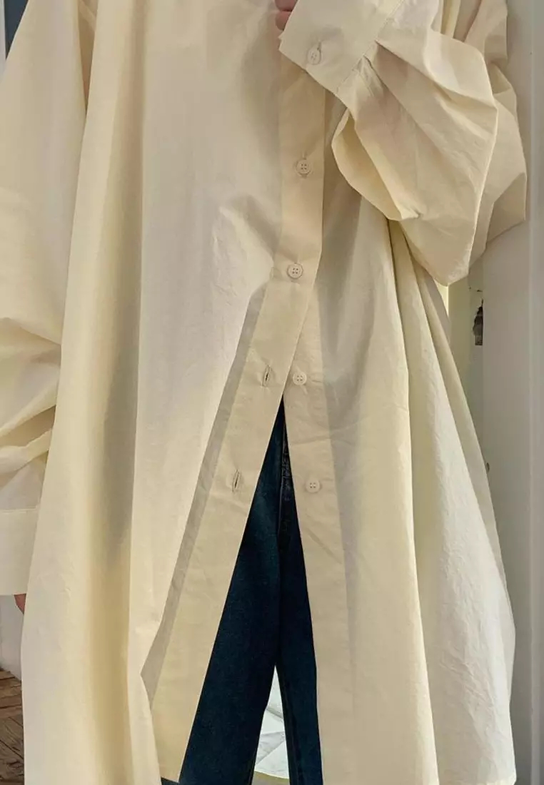  Brand new elegant back hollow long sleeve shirt top K092505-BE