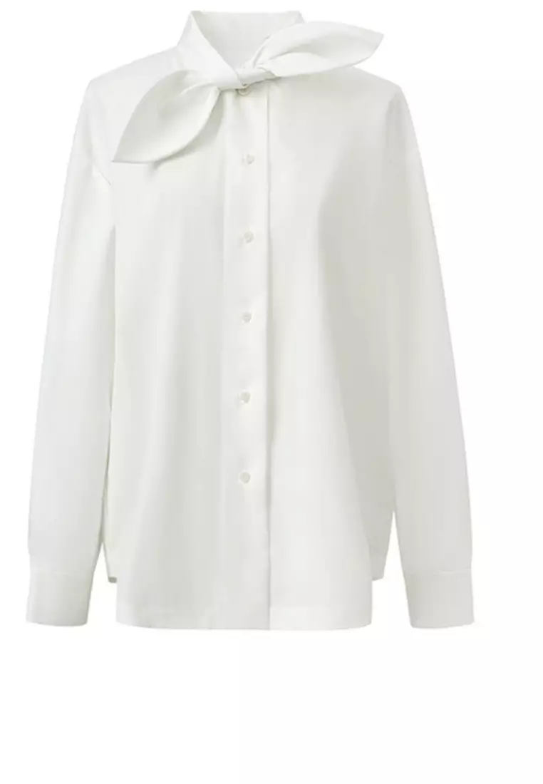 Brand new long-sleeved shirt with bunny ears neckline design K092509W