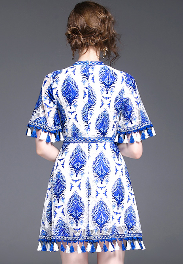 --Simple lace One-piece Dress C061437