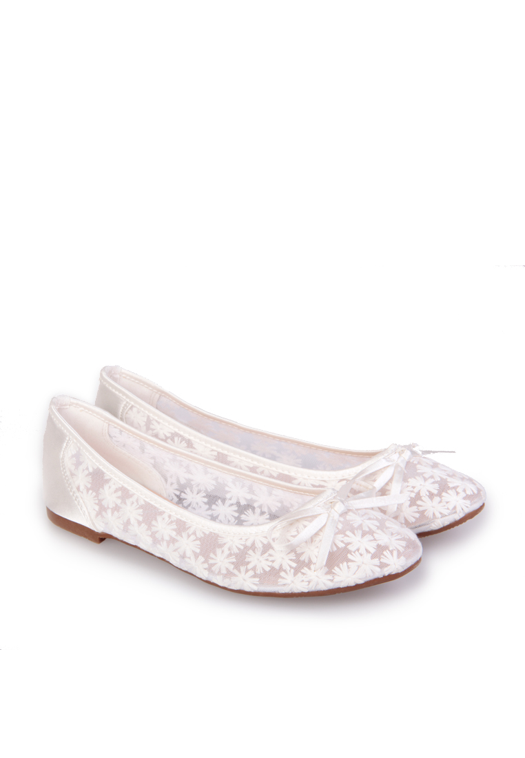 --Flower pattern see trough flat shoes C062908W