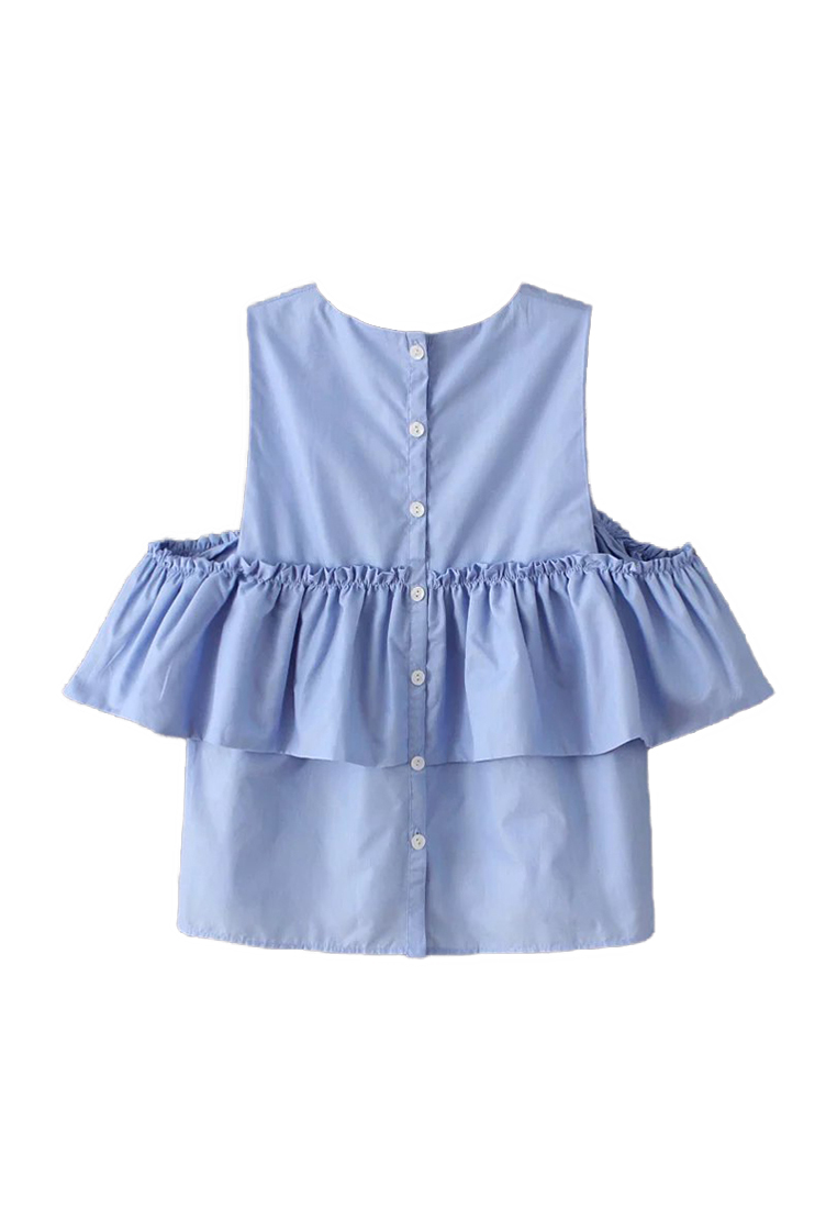 Pretty Blue Vest Top C070610