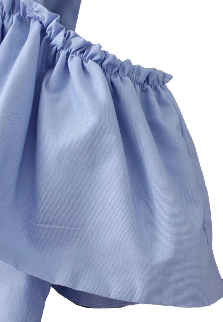 Pretty Blue Vest Top C070610