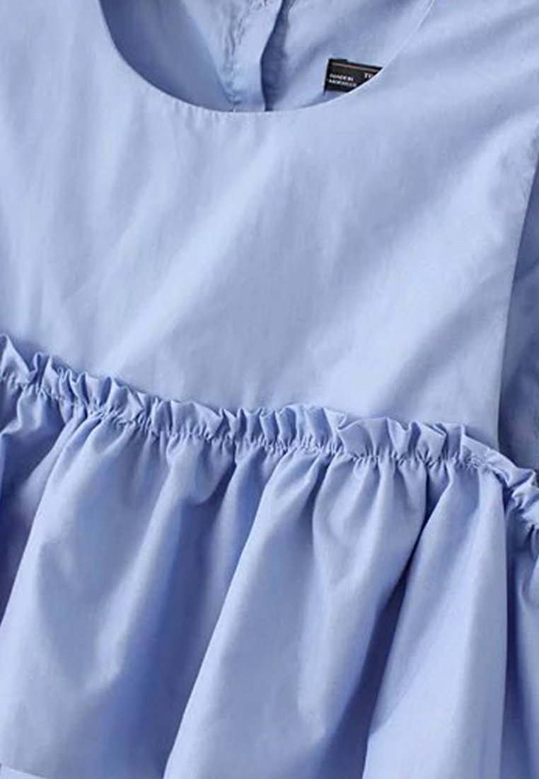 Pretty Blue Vest Top C070610