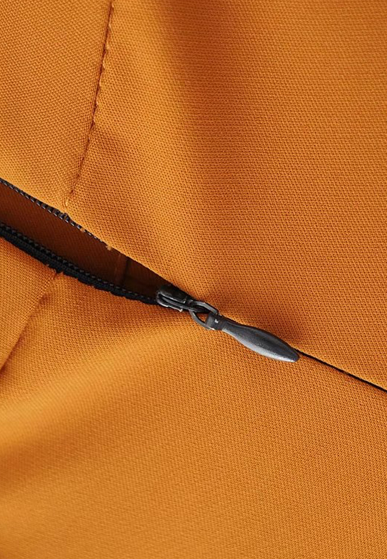 --Summer Brown Yellow Trousers C073127-M