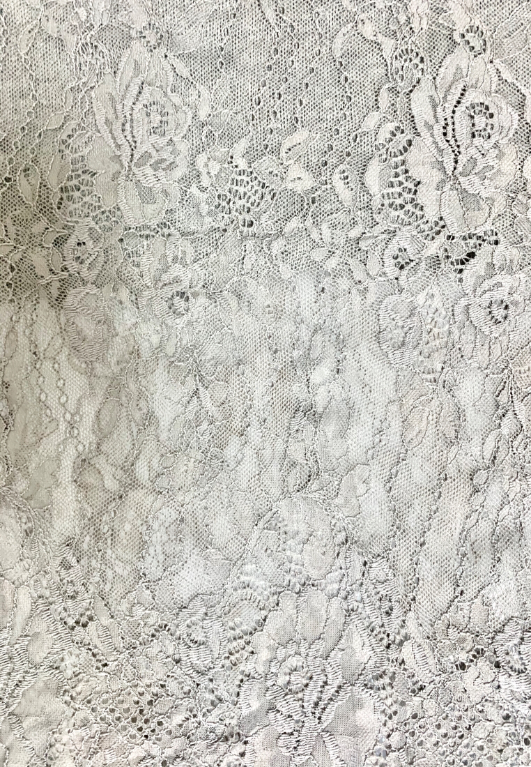 --Grey Knit and Lace One Piece Dress C20050891-F