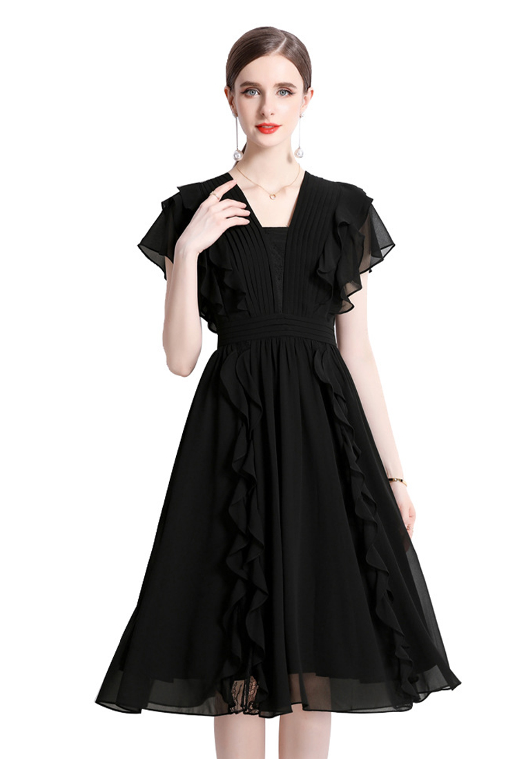 2023 New Princess Dress with Gentle and Tender Lotus Edge CA061388